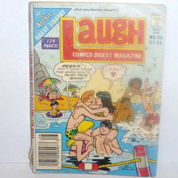1st PRINT 1986 Archie Digest Library LAUGH Comics DIGEST Magazine #66 Archie Mag - Picture 1 of 1